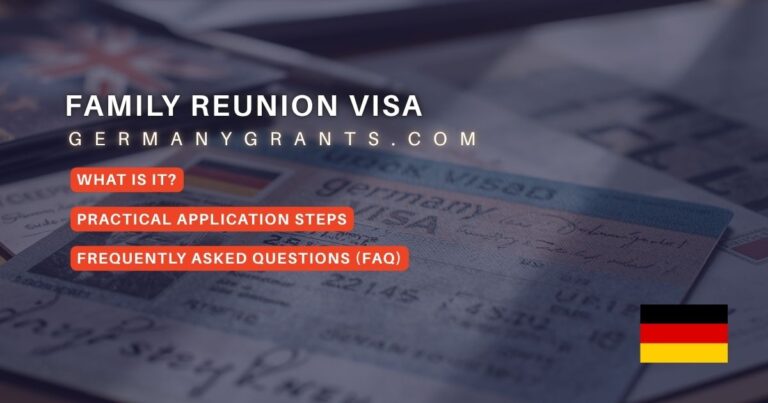 تأشيرة لم الشمل العائلي (Family Reunion Visa) في ألمانيا