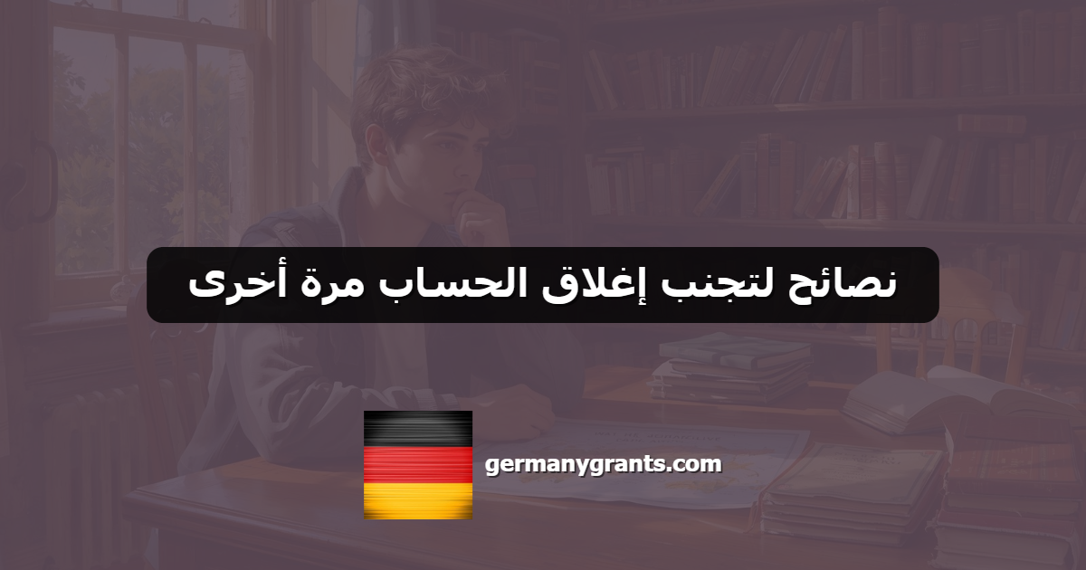 نصائح لتجنب إغلاق الحساب مرة أخرى